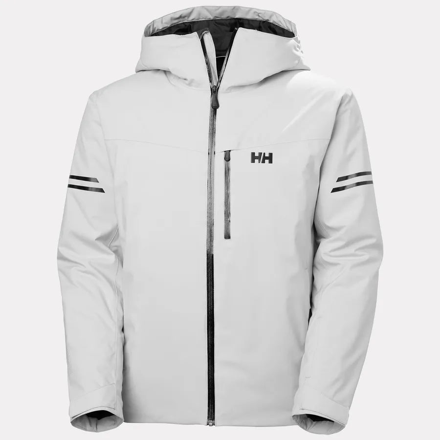 Helly Hansen Men's Swift Team Insulated Ski Jacket Skijakke Herre - Grey Fog