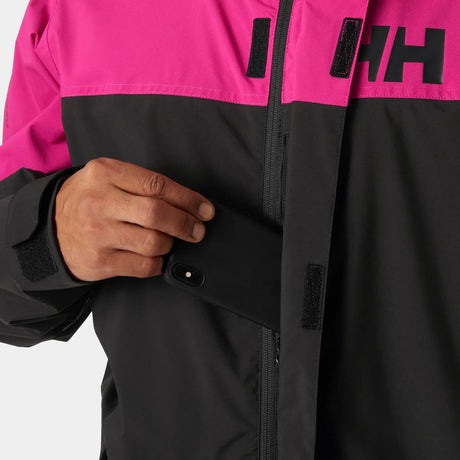 Helly Hansen Men's ULLR D Shell Ski Jacket Skijakke Herre - Magenta 20 -