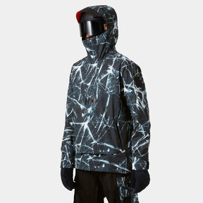 Helly Hansen Men's ULLR D Insulated Ski Anorak Jacket Skijakke Herre - Black Ice - Black Ice