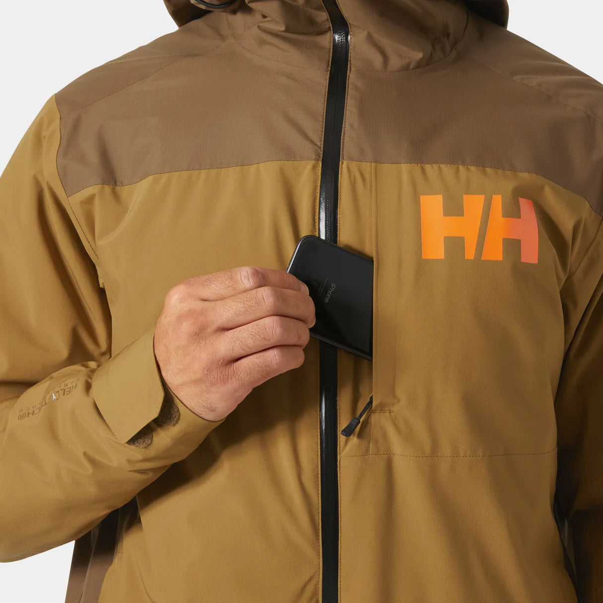 Helly Hansen Men's Powdreamer 2.0 Jacket Skijakke Herre - Sepia -