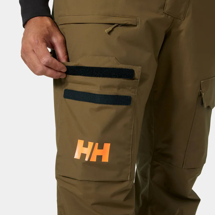 Helly Hansen Men's Sogn Bib Cargo Ski Pants Skibukser Herre - Sepia