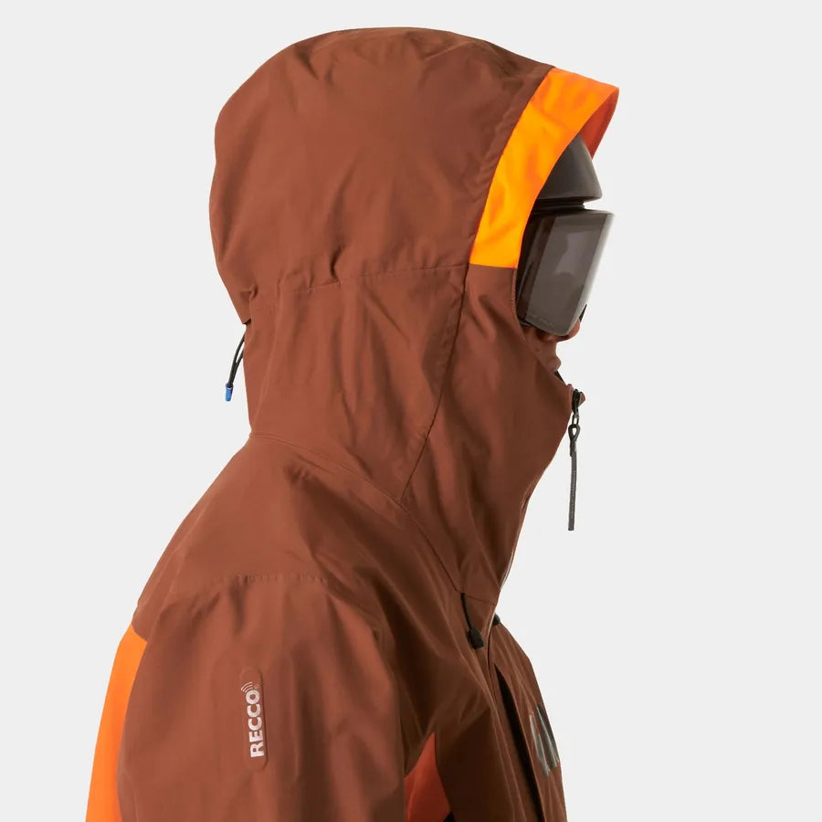 Helly Hansen Men's Sogn Tinden Bib Shell Skisæt Herre - Iron Oxide