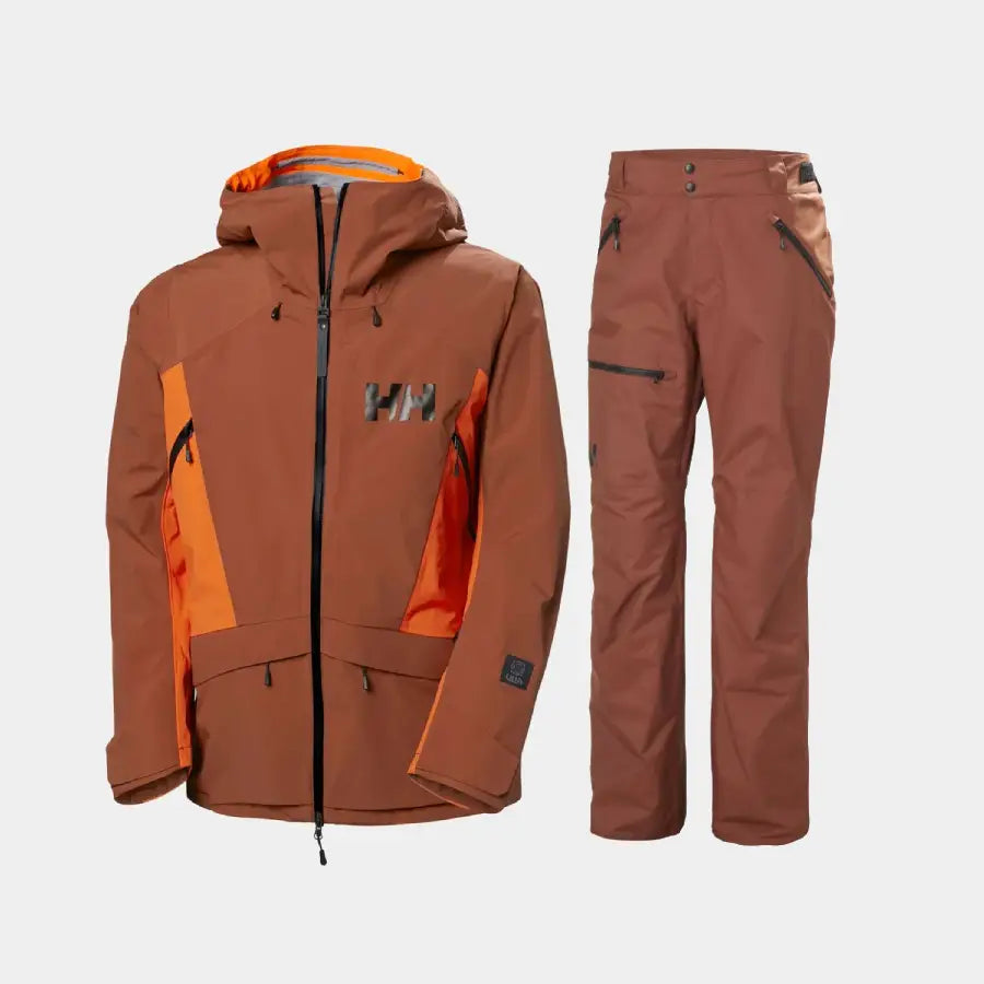 Helly Hansen Men's Sogn Tinden Cargo Shell Skisæt Herre - Iron Oxide