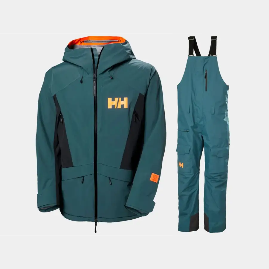 Helly Hansen Men's Sogn Tinden Shell & Bib Cargo Skisæt Herre - Dark Creek