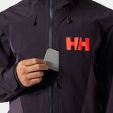 Helly Hansen Men's Sogn Tinden Shell Jacket Skijakke Herre - Black Grape -