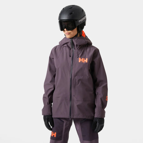 Helly Hansen Women's Sogn Shell Skisæt Dame - Smoked Purple -