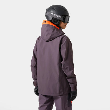 Helly Hansen Women's Sogn Shell Skisæt Dame - Smoked Purple -