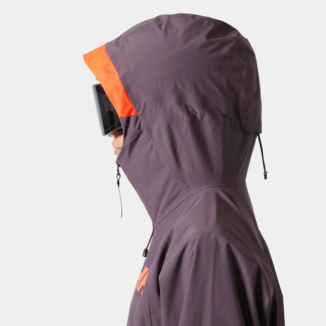 Helly Hansen Women's Sogn Shell Skisæt Dame - Smoked Purple -