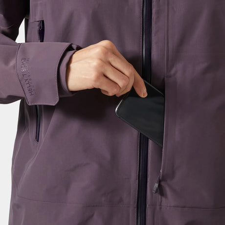 Helly Hansen Women's Sogn Shell Skisæt Dame - Smoked Purple -