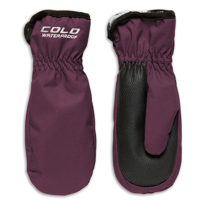 Cold Soft Shell Mitten JR Børnevanter - Aubergine - Aubergine