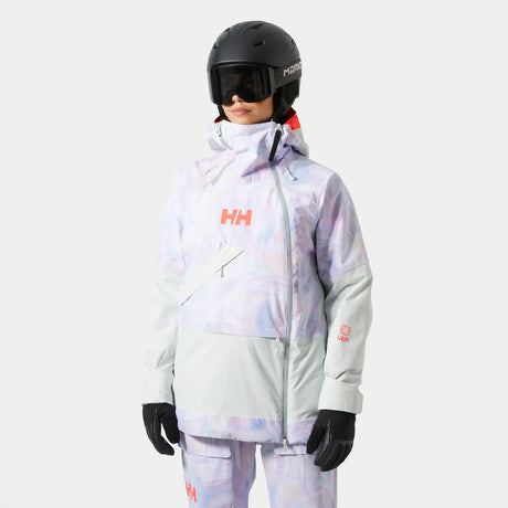 Helly Hansen Women's Powchaser Asymmetric Ski Jacket Skijakke Dame - Reflections - Reflections