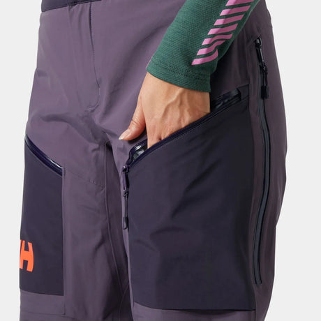 Helly Hansen Women's Sogn Shell Skisæt Dame - Smoked Purple -