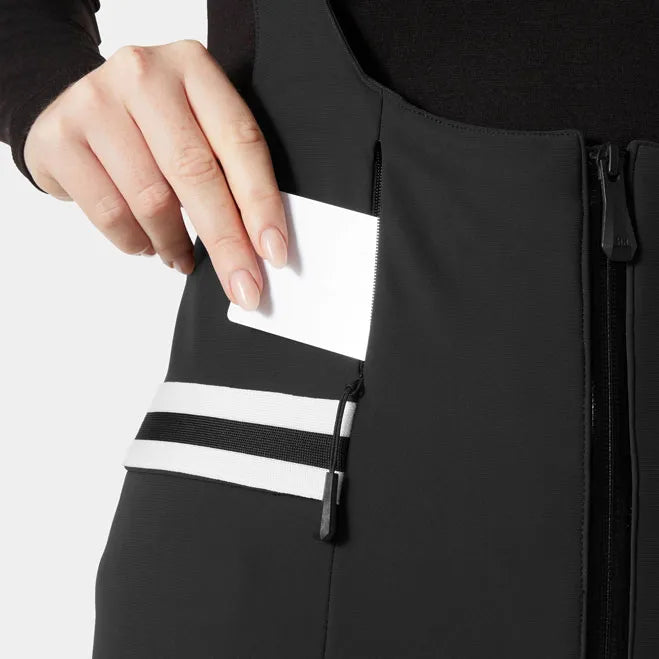 Helly Hansen Women's Avanti Softshell Ski Bib Pants Skibukser Dame - Black -