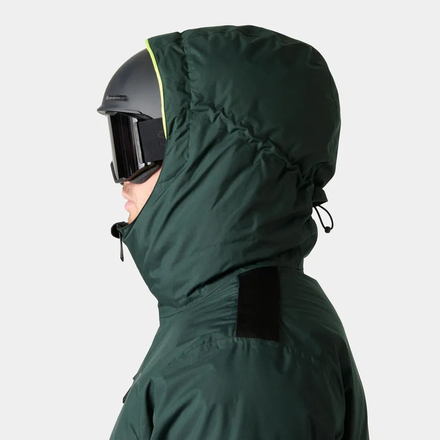 Helly Hansen Men's Kvitfjell Race Puffy Ski Jacket Skijakke Herre - Dark Jungle - - 66043_418-2-feature1