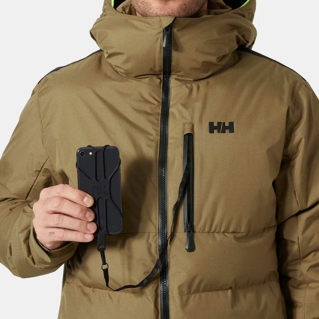 Helly Hansen Men's Kvitfjell Race Puffy Ski Jacket Skijakke Herre - Sepia