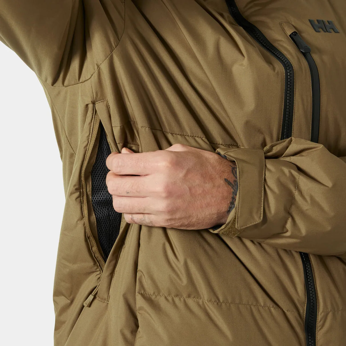 Helly Hansen Men's Kvitfjell Race Puffy Ski Jacket Skijakke Herre - Sepia