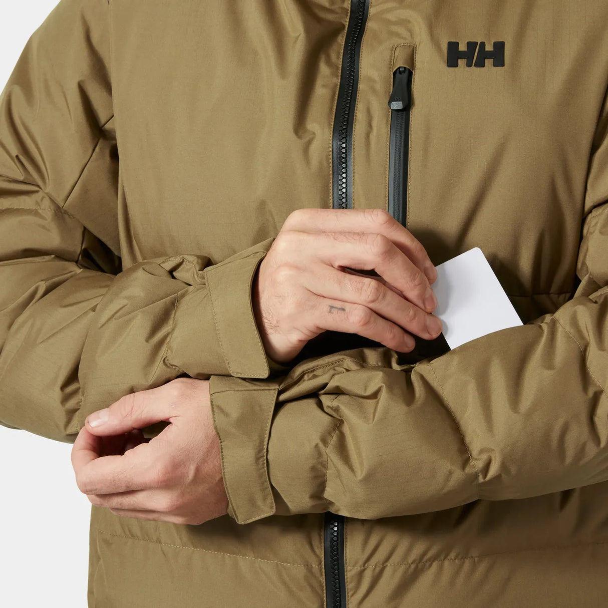 Helly Hansen Men's Kvitfjell Race Puffy Ski Jacket Skijakke Herre - Sepia