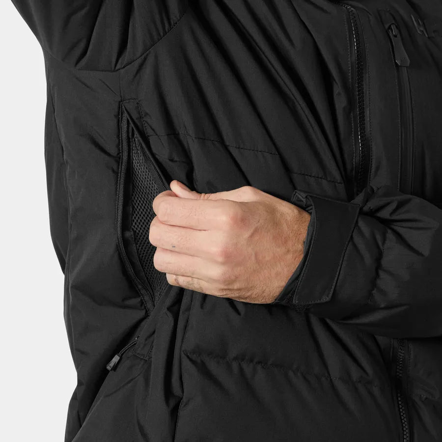 Helly Hansen Men's Kvitfjell Race Puffy Ski Jacket Skijakke Herre - Black