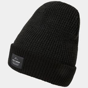 Helly Hansen Unisex Logo Cuff Beanie Strikhue Dame / Herre - Black - Black Onesize