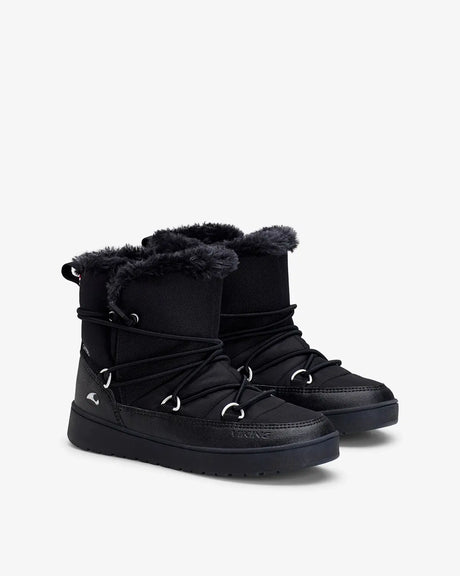 Viking Snofnugg Mid GTX Warm Vinterstøvler Børn - Black -