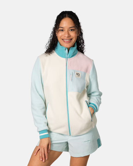 Kari Traa Røthe Midlayer Fleecetrøje Dame - Aquatic - Aquatic
