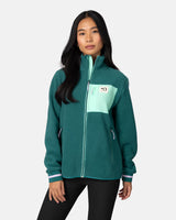 Kari Traa Røthe Midlayer Fleecetrøje Dame - Peacock