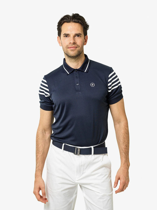 Cross Sportswear M Sporty Polo T-shirt Herre - Navy -