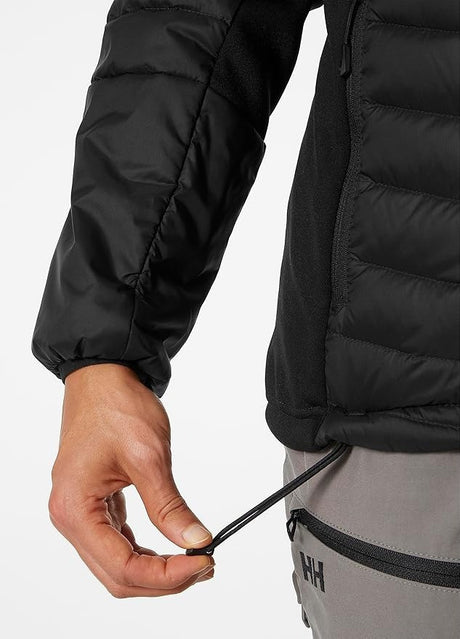 Helly Hansen Women's Verglas Hooded Down Hybrid Insulator Jakke Dame - Black -