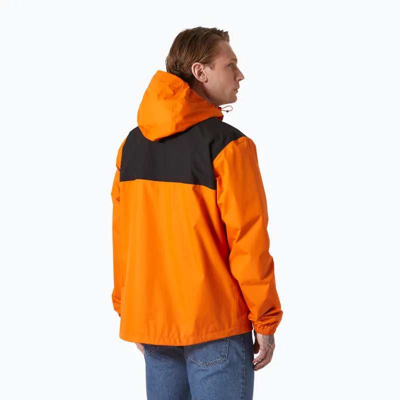 Helly Hansen Men's Vancouver Rain Jacket Regnjakke Herre - Orange Peel