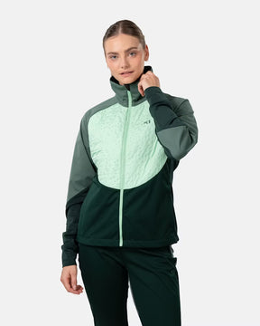 Kari Traa Louise Hybrid Jacket Jakke Dame - Pine Green - Pine Green