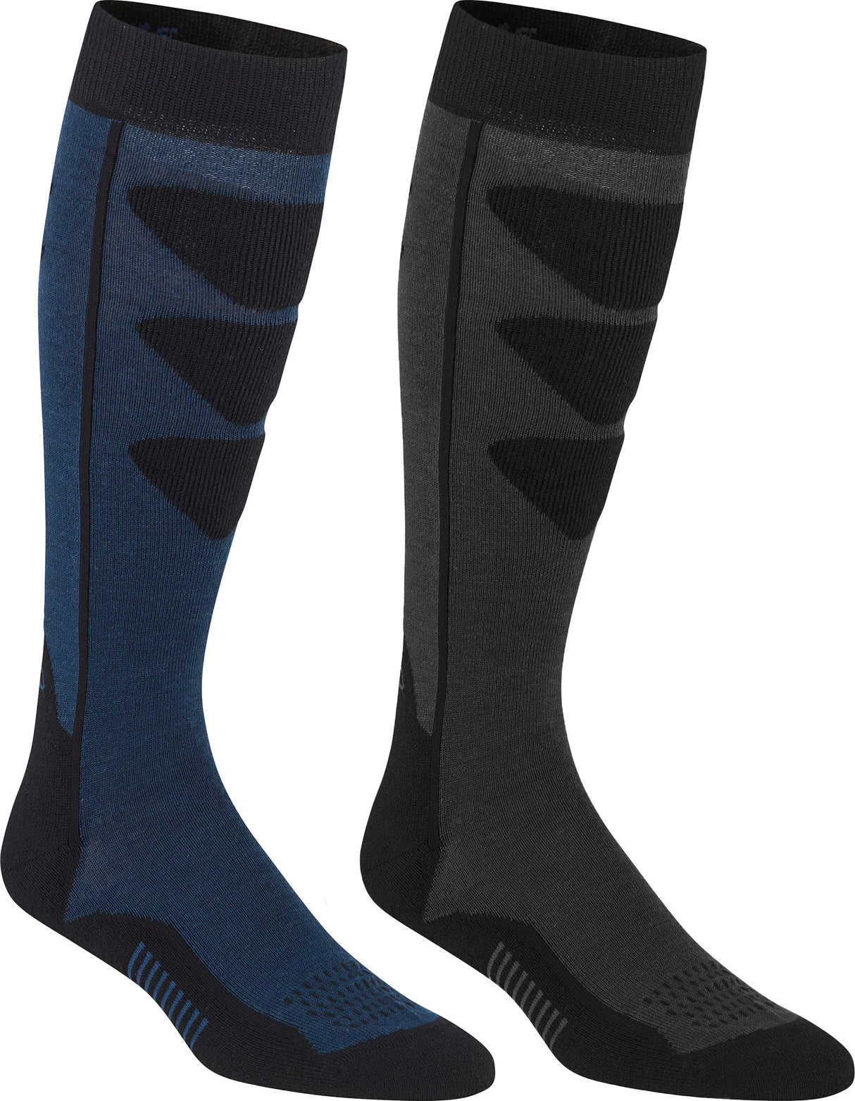 Bula 2pk Alpine Ski Sock Skisokker Herre - Black / Navy - Black Navy