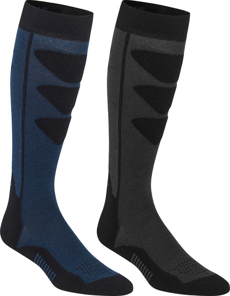 Bula 2pk Alpine Ski Sock Skisokker Herre - Black / Navy - Black Navy