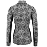 Kari Traa Rose Half-Zip Plus Size Skiundertrøje Dame - Black -