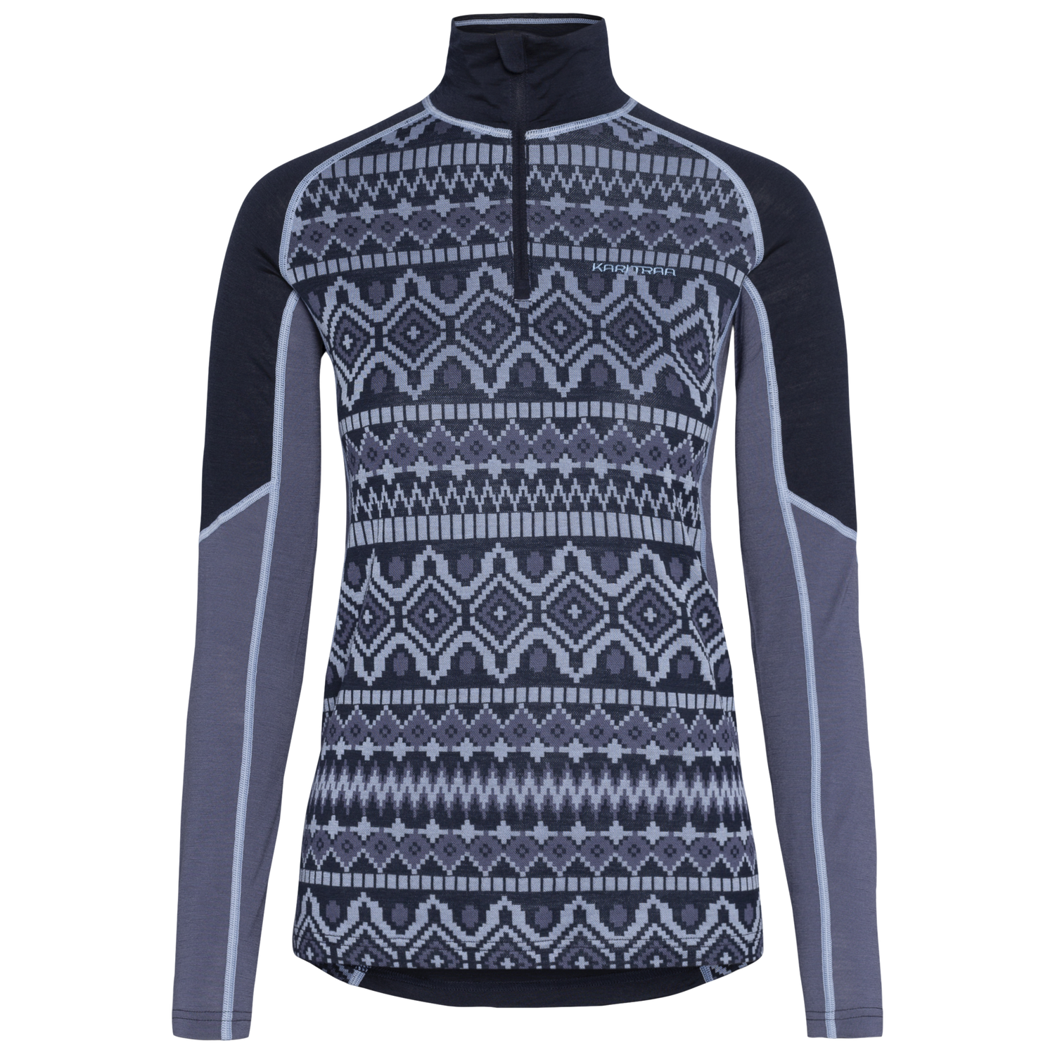 Kari Traa Malia Half-Zip Skiundertøj Sæt Dame - Royal -