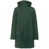 Kari Traa Mona Parka Vinterfrakke Dame – Thyme Green