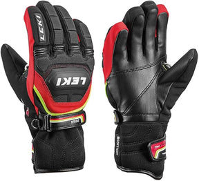Leki Worldcup Race Coach Flex S Junior Skihandsker Børn - Black-Red-Yellow 5.0