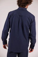 Sebago Seersucker BD Shirt Skjorte Herre -