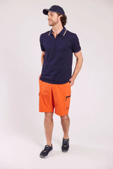 Sebago Ketch Performance Polo Pique T-shirt Herre - Navy -