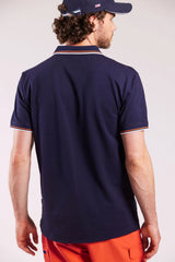 Sebago Ketch Performance Polo Pique T-shirt Herre - Navy -
