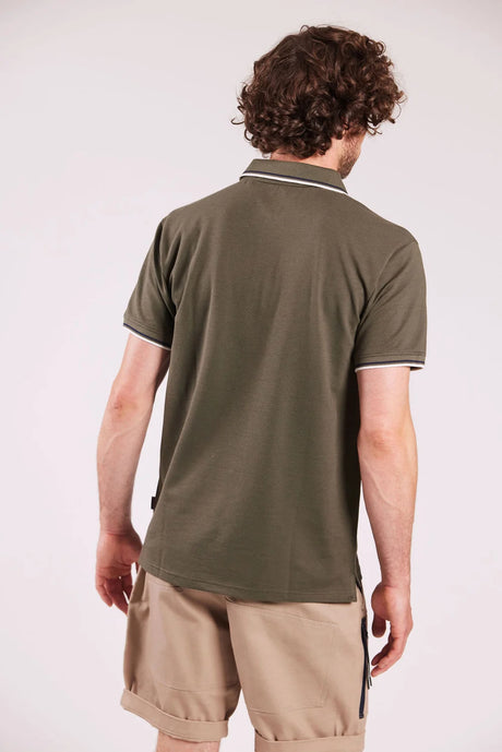 Sebago Ketch Performance Polo Pique T-shirt Herre - Dark Sage -
