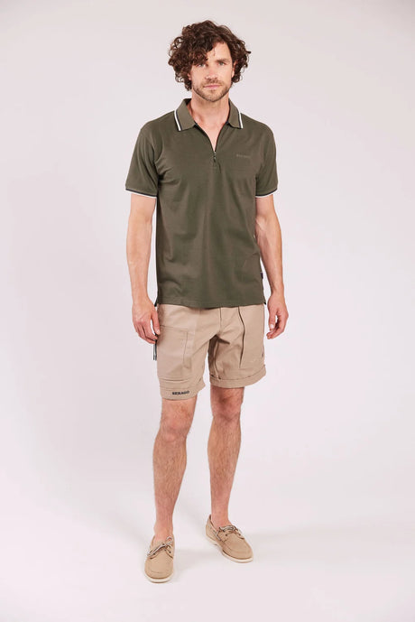 Sebago Ketch Performance Polo Pique T-shirt Herre - Dark Sage -