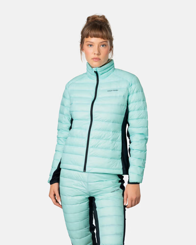 Kari Traa Emilie Down Jacket Dunjakke Dame - Bright Turquoise