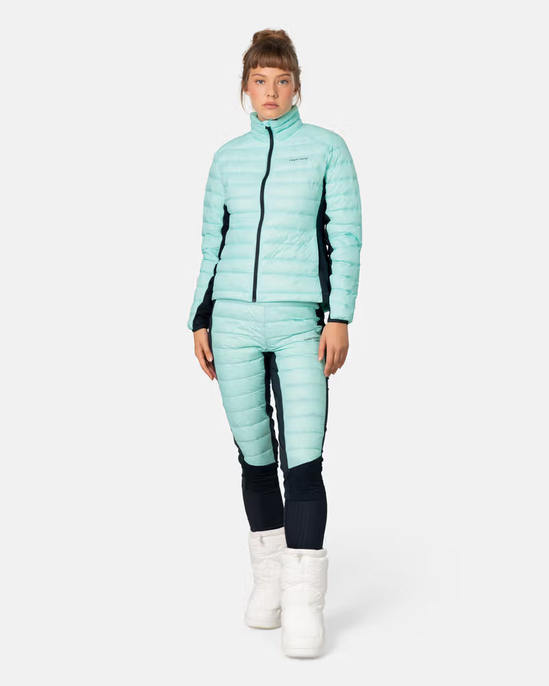 Kari Traa Emilie Down Jacket Dunjakke Dame - Bright Turquoise
