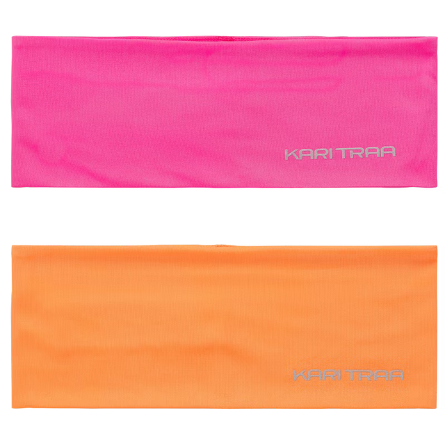Kari Traa Nora Headband Pandebånd 2-pak - Berry Pink - Berry Pink One-size