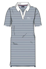 Sebago French Stripe Dress Kjole - White/Navy - White Navy