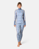 Kari Traa Anna High Waist Base Layer Pants Skiunderbukser Dame - Sea -