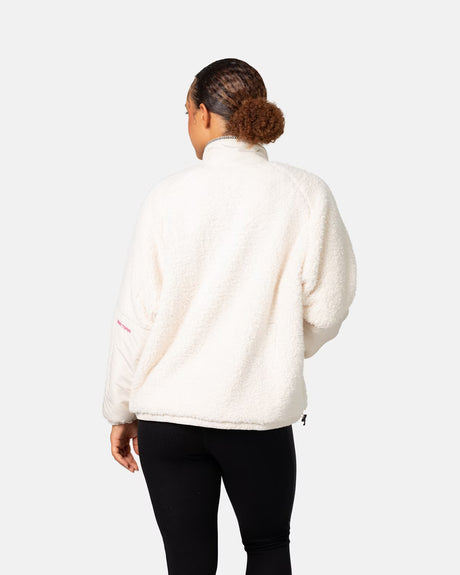 Kari Traa Olivia Jacket Fleecejakke Dame - Natural White -