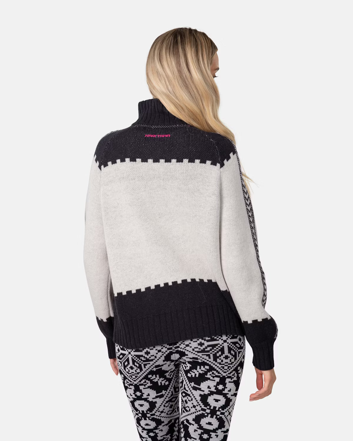 Kari Traa Saga Knit Striktrøje Dame - Natural White -