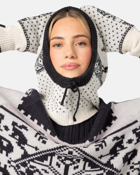 Kari Traa Saga Knit Striktrøje Dame - Natural White -