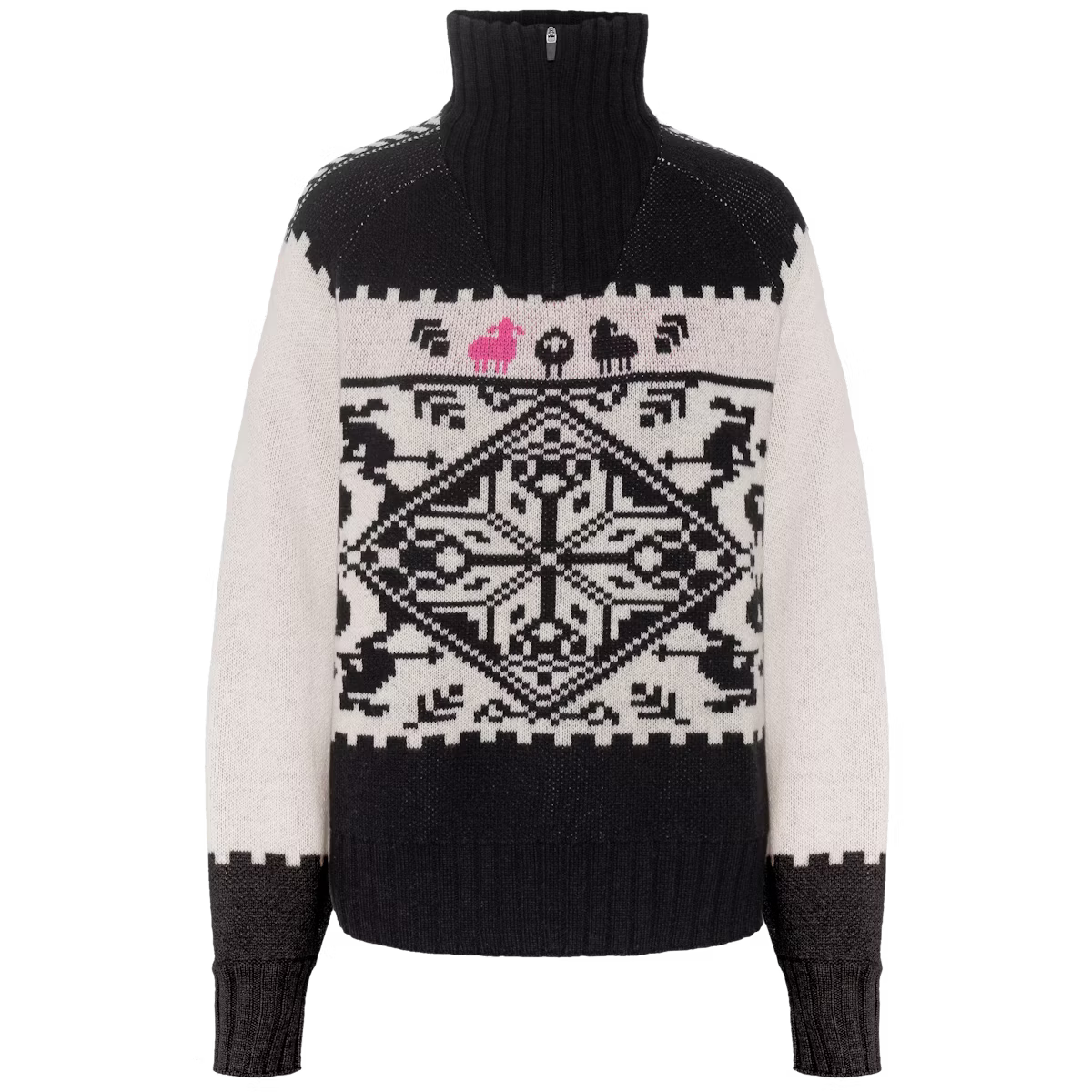 Kari Traa Saga Knit Striktrøje Dame - Natural White -